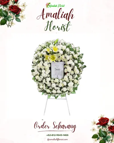 Krans Bunga Duka Cita di Ciburial